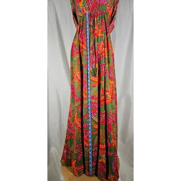 JAPNA WOMEN'S STRAPLESS MAXI DRESS – VIBRANT FLORAL PRINT – SIZE SMALL – NWT - Picture 3 of 15